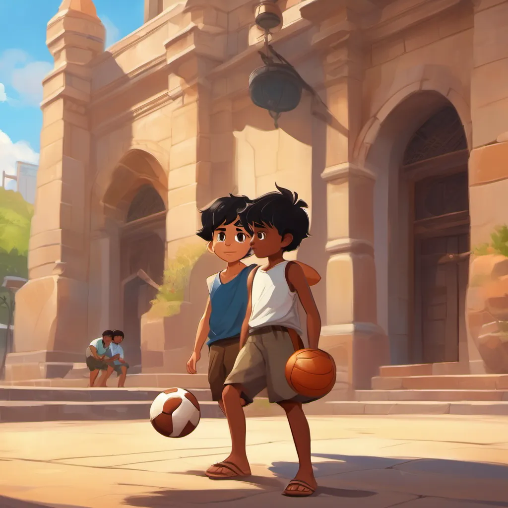 Peter nervously arrives at the court, where Alex reassures him and gives him a ball.