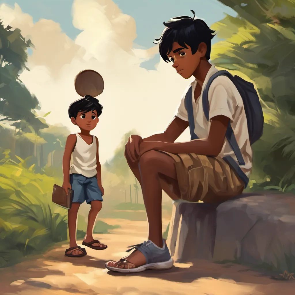 One day, a curious child named Ryan saw Peter sitting alone on the sidelines, watching the game with longing in his eyes. Ryan went up to Peter and asked, "Why aren't you playing with us?" Peter just nodded and said, "I don't have any shoes to play in."