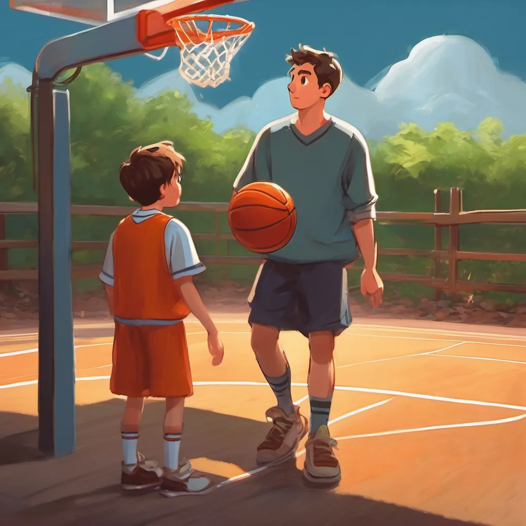 ryan asking poor peter why he is not playing basketball with them