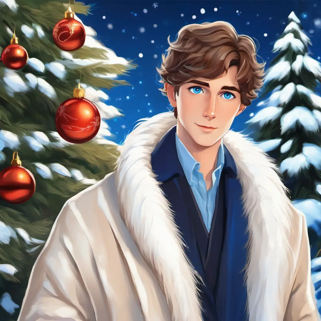 Soft brown fur, bright blue eyes has soft brown fur and bright blue eyes, while Silky white coat, gentle brown eyes has a silky white coat and gentle brown eyes.