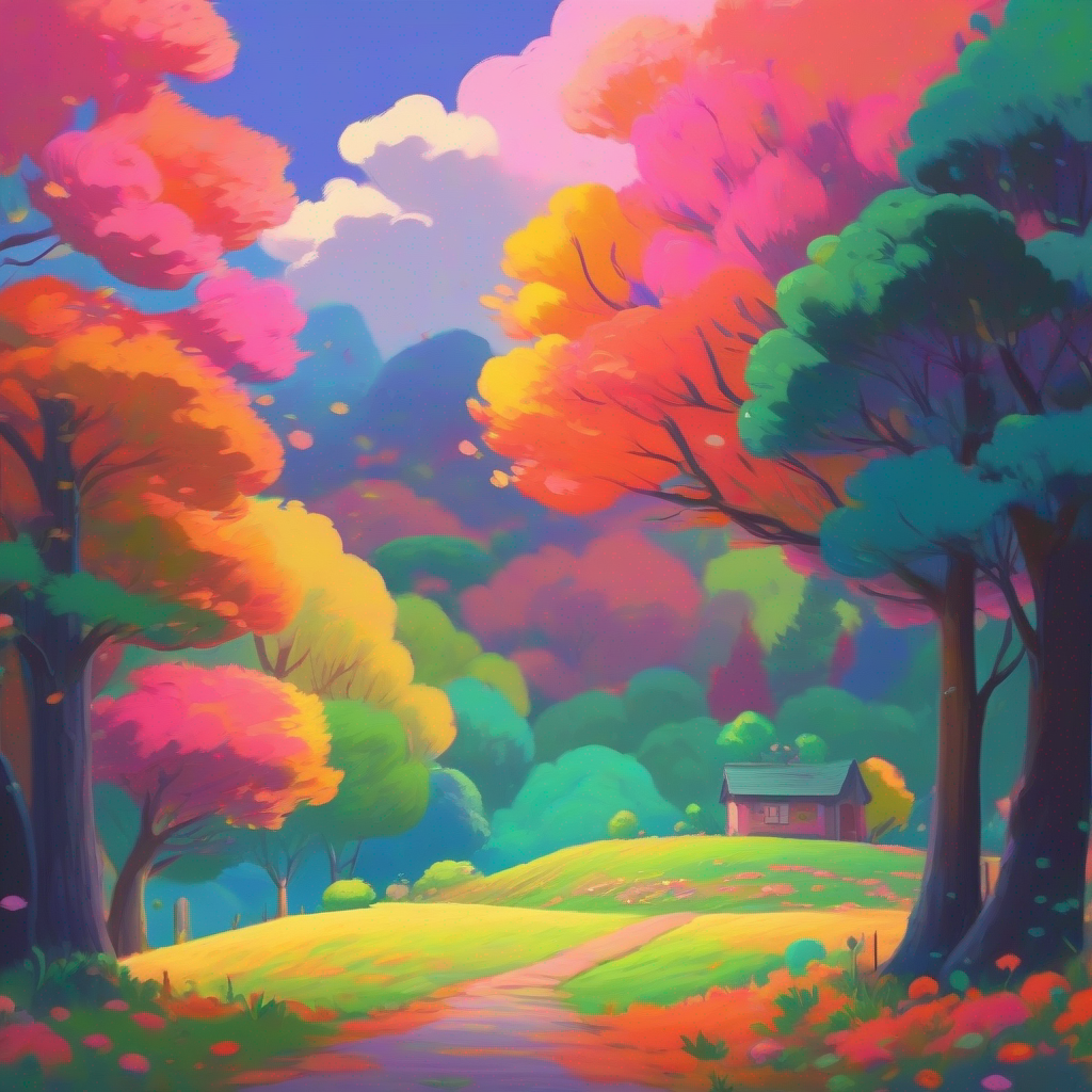 Simple and colorful ending scene