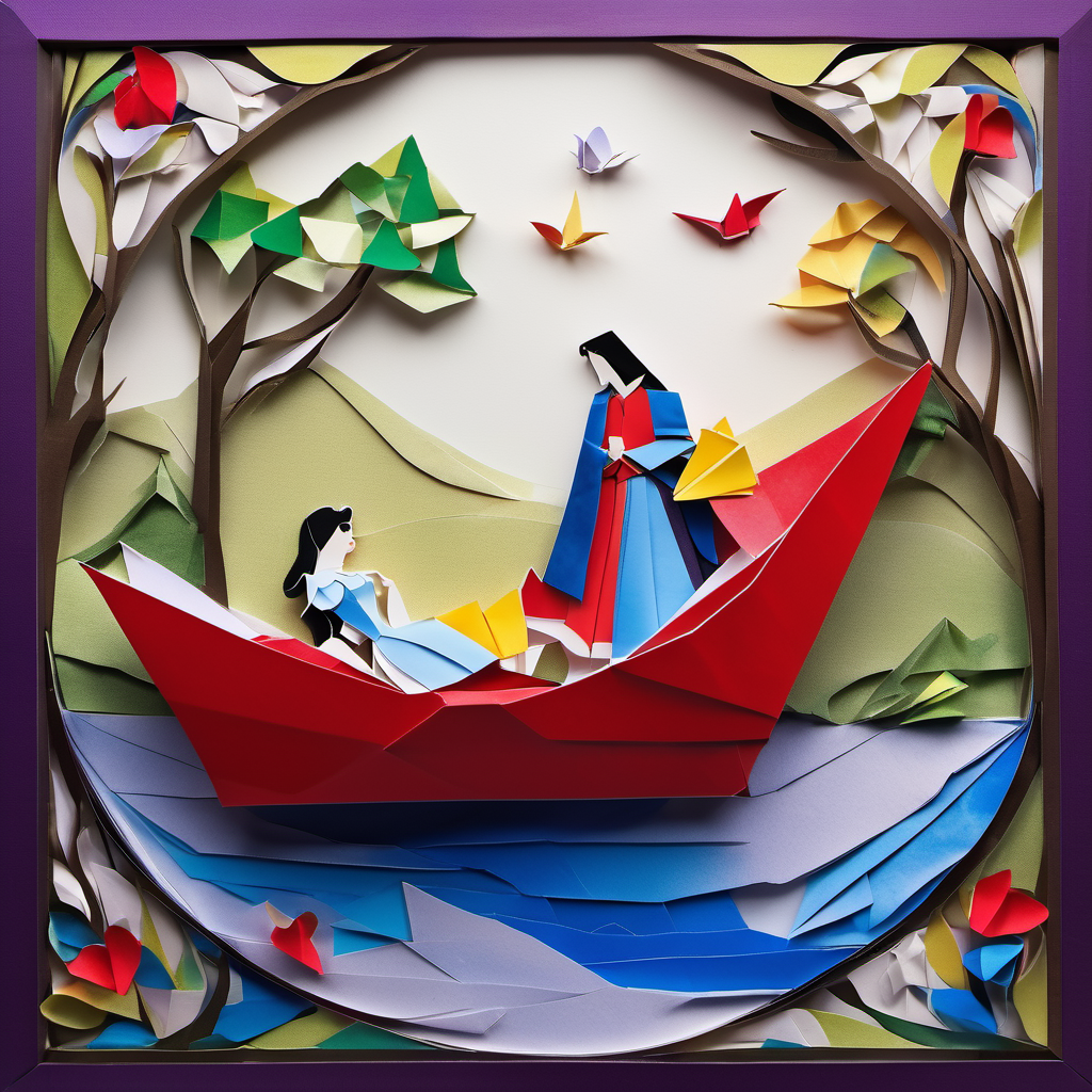 Finally, a prince came riding through the forest and saw Snow White lying in the glass coffin. He was mesmerized by her beauty and decided to give her a gentle kiss. As soon as his lips touched hers, Snow White opened her eyes and woke up. The prince and Snow White fell in love, and they all lived happily ever after.