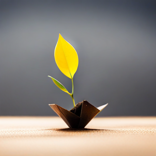 A small seed in the soil ready to grow