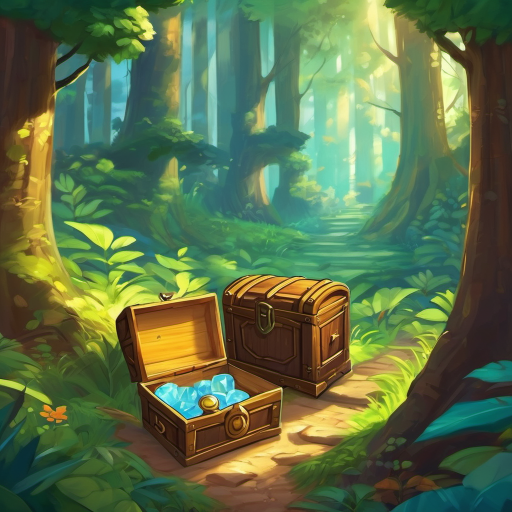 Inside the treasure chest, Alex found a shiny golden key. It was said to open a door to endless possibilities. As they waved goodbye to their new friends, Alex left the enchanted forest, filled with joy and pride. With their newfound confidence, life became an adventure, and Alex was ready to explore every corner of the world, confident that they could face any challenge that came their way. And so, dear adventurers, remember Alex's story when doubts cloud your path. Just like Alex, always trust your inner strength, believe in yourself, and let your confidence guide you through the vast wonders that await you.