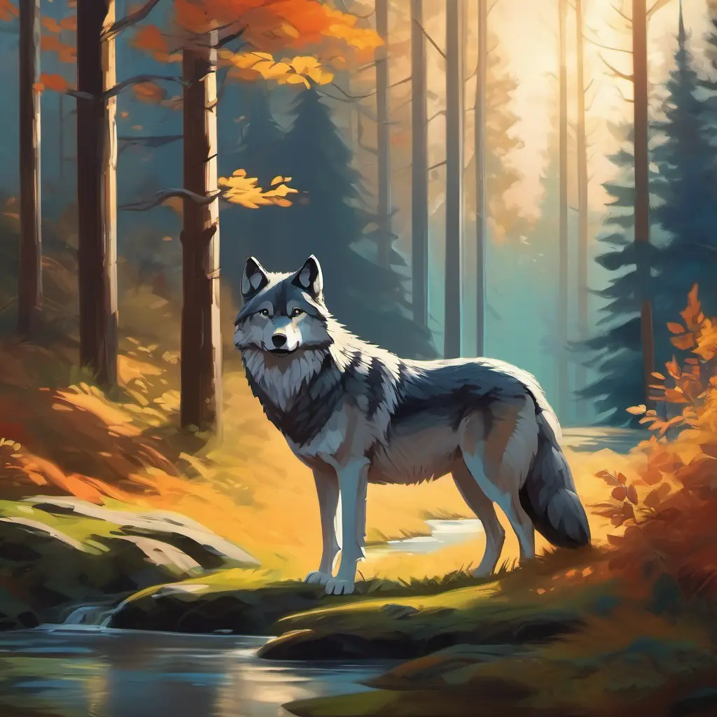 Introduction of the wolf, living close to the forest