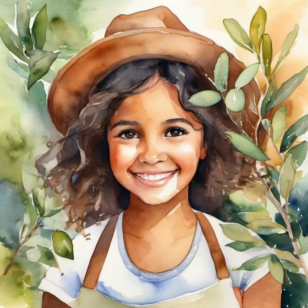 Transition of time, Bright eyes, eager smile, growing confidence's culinary independence, Warm brown eyes, olive skin, nurturing smile's pride.