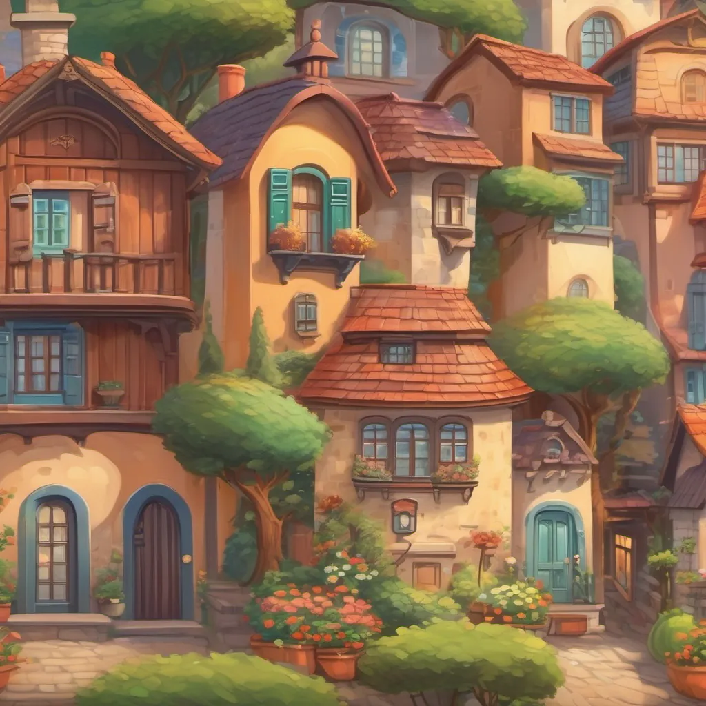 A charming house with singing doors, winking windows, and a tooting chimney, full of personality.