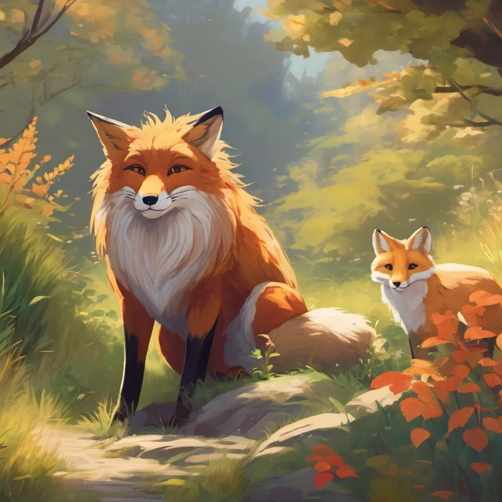 The Fox and The Tricky Lion