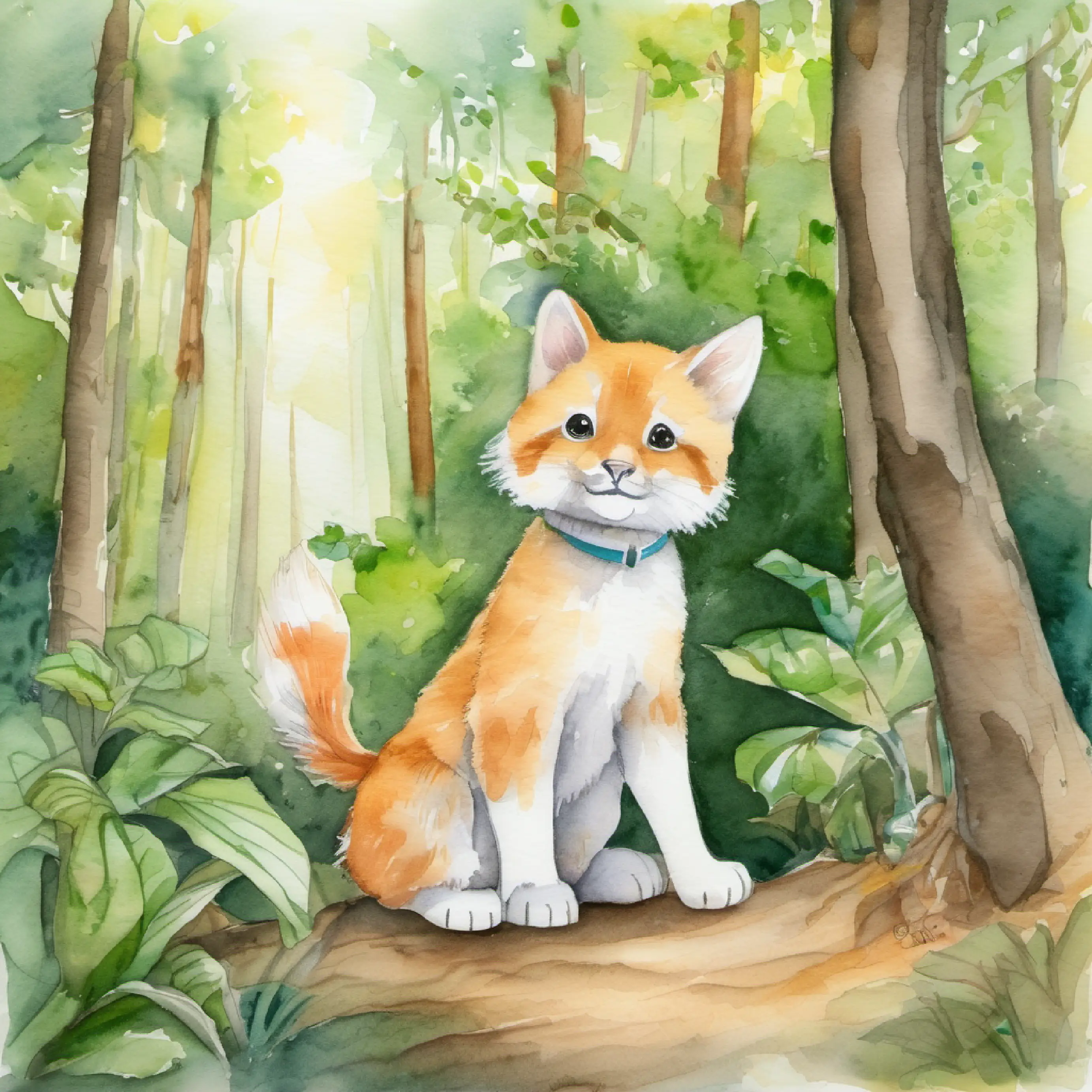 Ploy Sai and Tupfu enjoy the forest together.