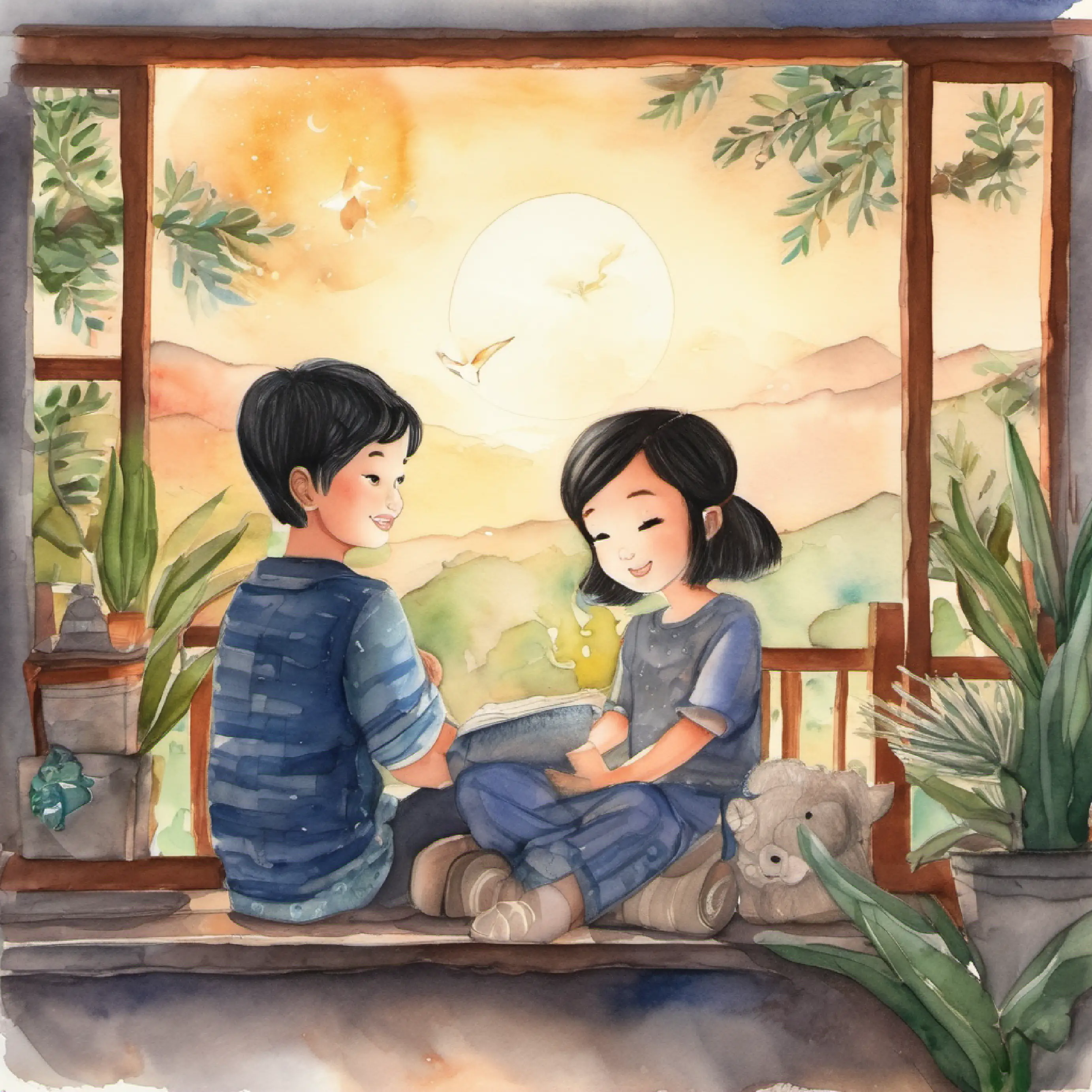Nightfall, Ploy Sai and Tupfu feel at home together.