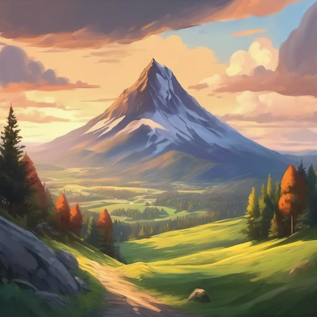 Describing the mountain's nature and sounds.