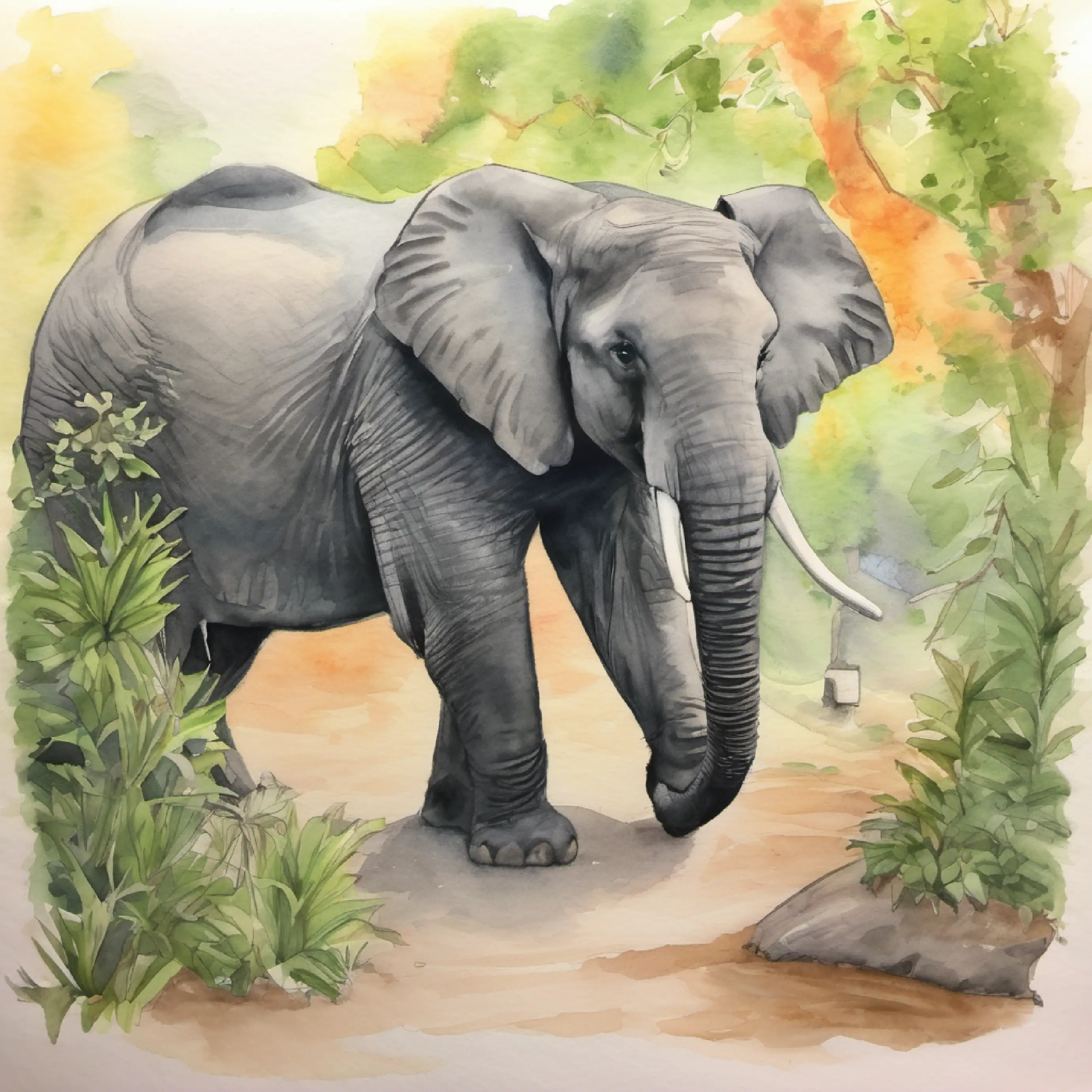 After a fun day, it's time to leave the zoo.