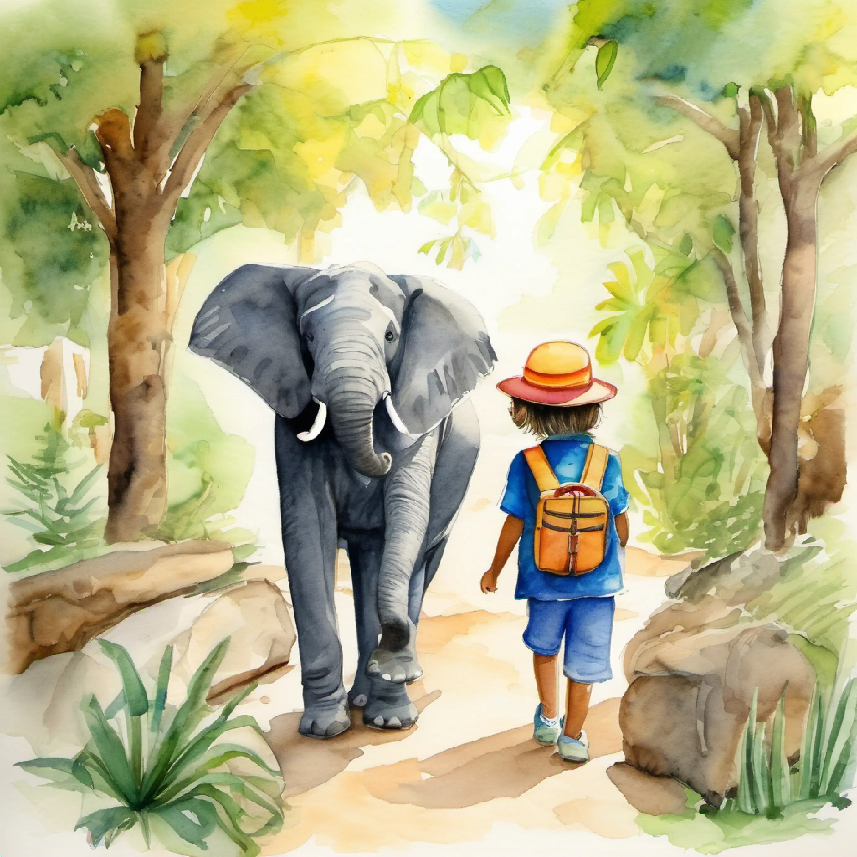 The two friends embark on an exciting trip to the zoo.