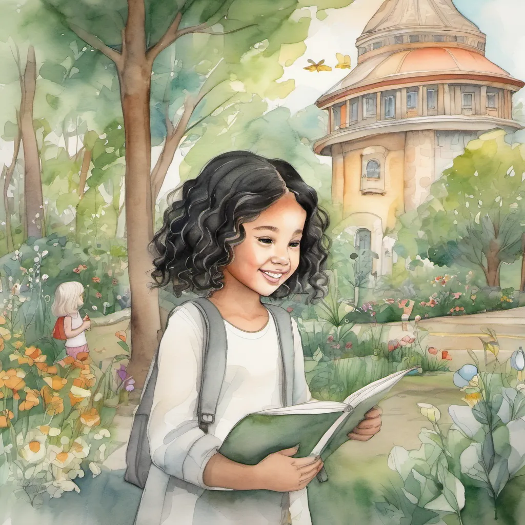 The last page with cheerful imagery emphasizing kindness and empathy, featuring the park and Ehana