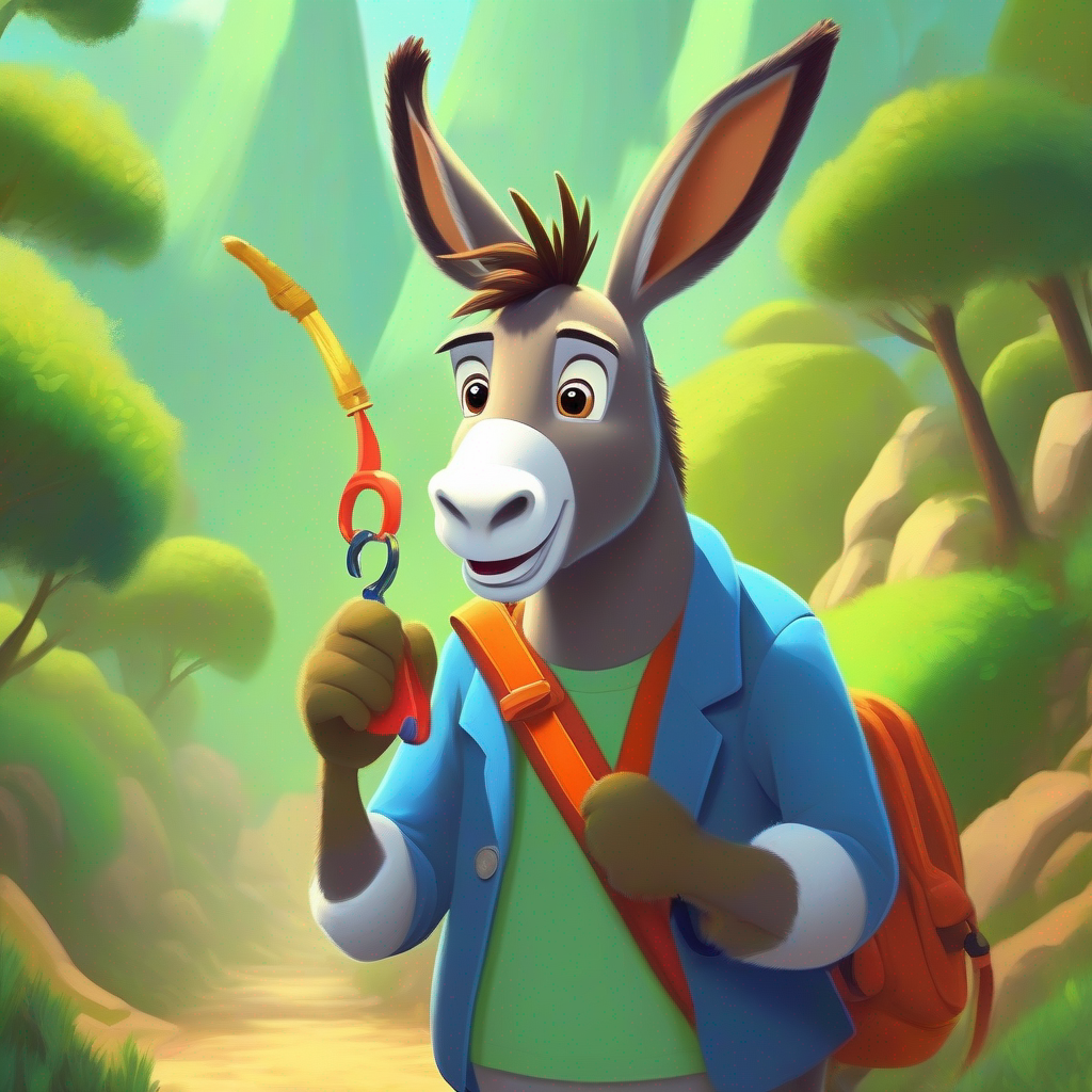 Donkey with a helpful idea