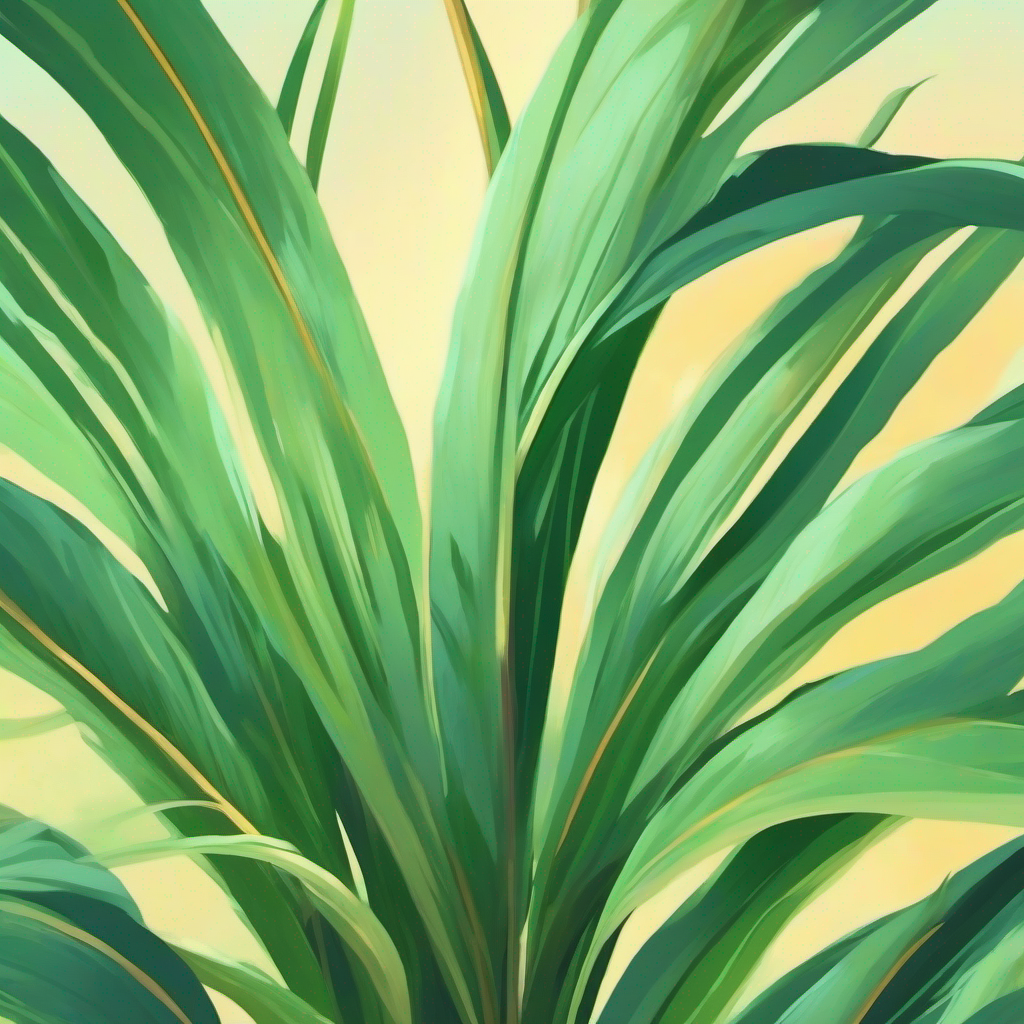 A drooping plant with pale leaves in need of water and sunlight.