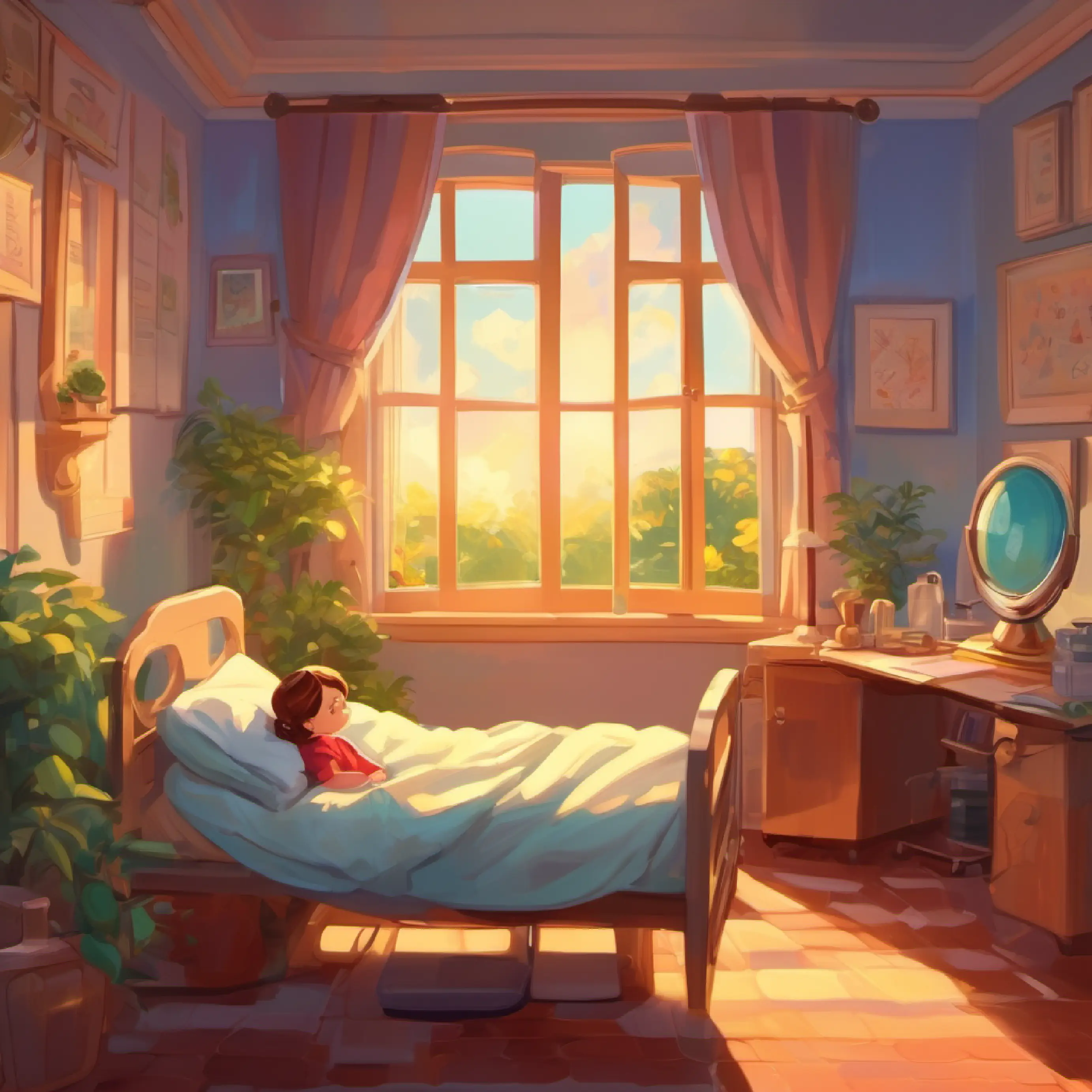 Sophie dreams about being in a hospital, starting the dream sequence.