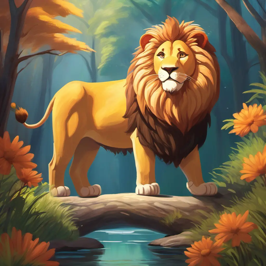 Lion's joy, never alone
