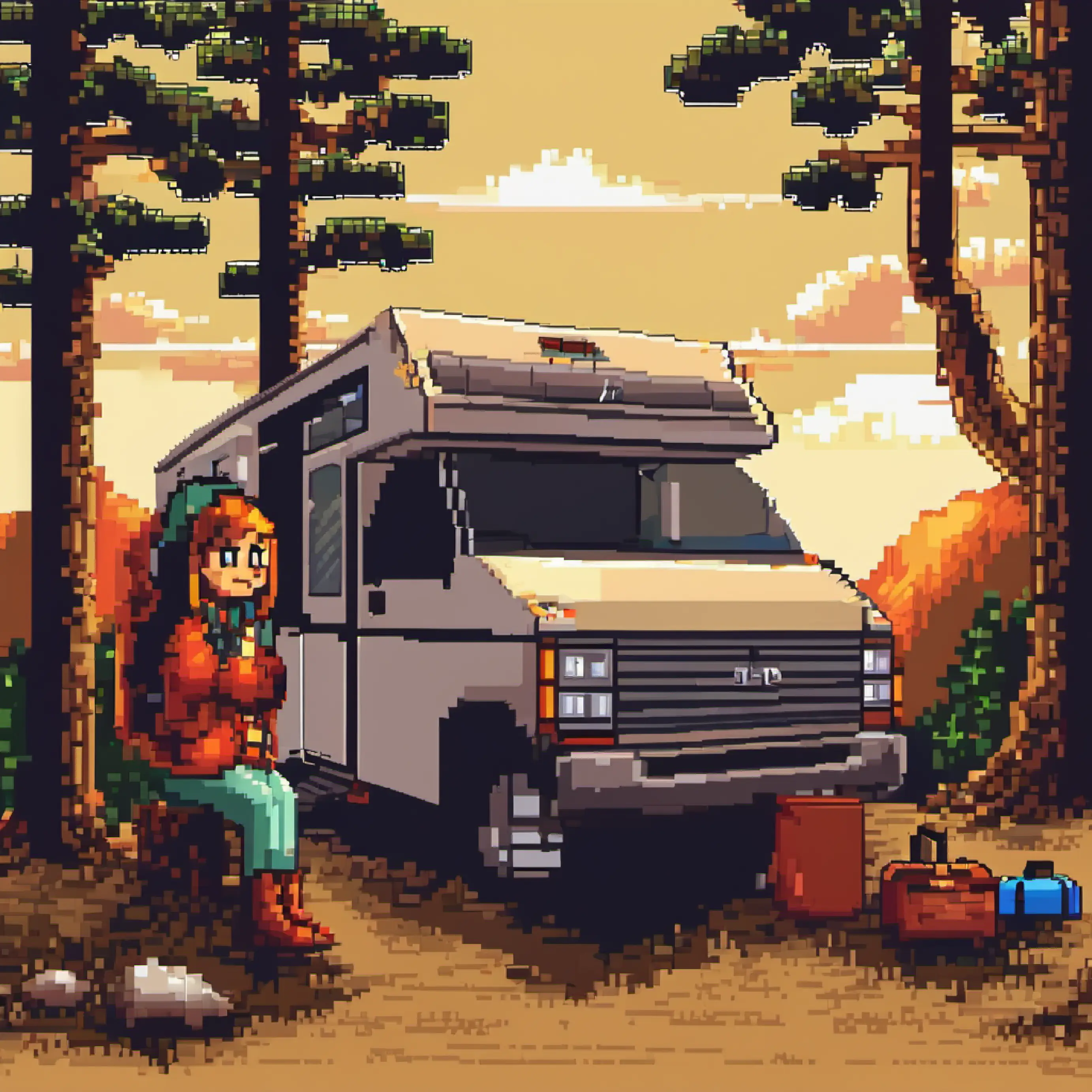 Lisa accepts, expresses her feelings of being lost on her first camping trip.