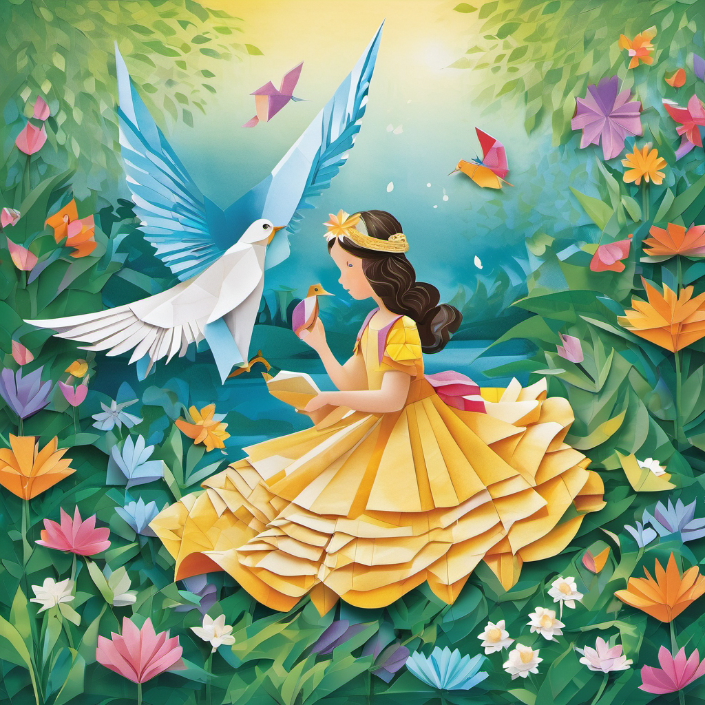 Once upon a time, in a faraway kingdom, there lived a little princess named Amelia. Amelia was a kind-hearted and curious young girl. She had a vibrant smile that could light up any room and a heart full of love and compassion for all living creatures. Her kingdom was known for its beauty, with lush gardens and sparkling blue lakes. One sunny day, as Amelia explored the royal gardens, she stumbled upon a wounded bird. It had a broken wing and couldn't fly. Without hesitation, Amelia gently picked up the bird and spoke softly to it, comforting the frightened creature. She decided to name him Chester, and from that day on, they became the best of friends.