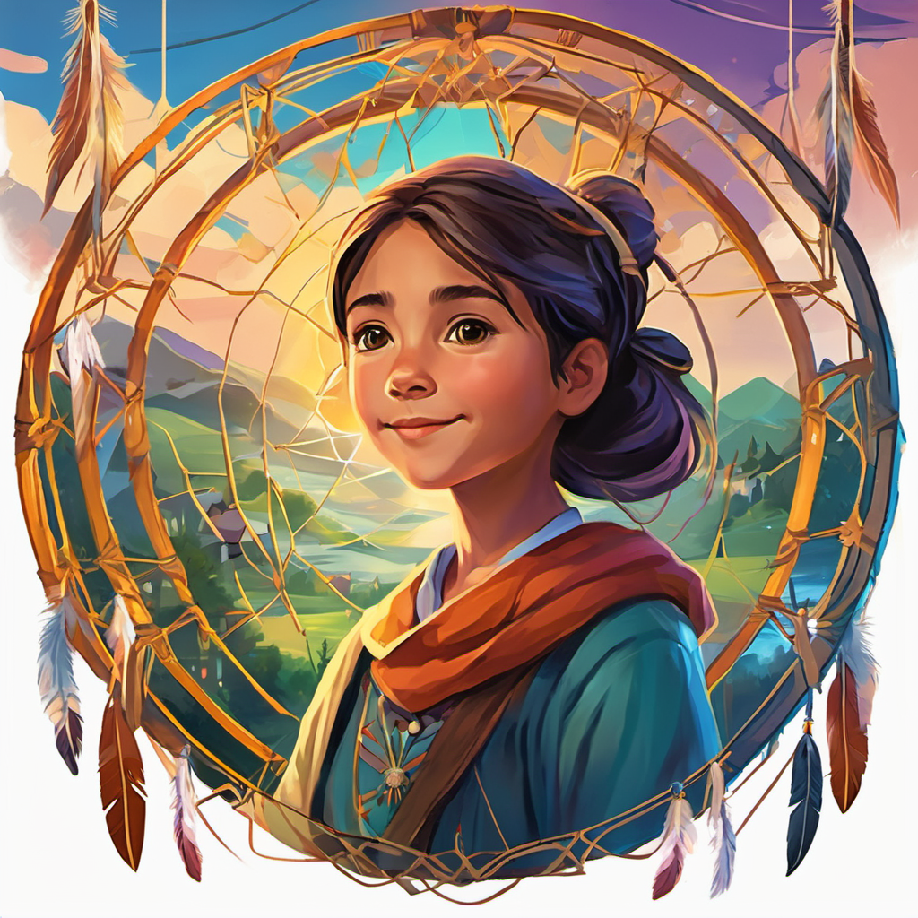 With each passing day, the village became brighter and more vibrant. People started looking at challenges with a positive mindset, finding solutions to problems they once thought were impossible. The power of the dreamcatchers began shaping the village's world through optimism and hope. As Lila grew older, she realized that optimism and hope were not limited to dreamcatchers alone. She understood that positive thinking could change the world in ways she couldn't have imagined. Lila's dreamcatcher had taught her the power of optimism, and she vowed to spread its magic wherever she went.