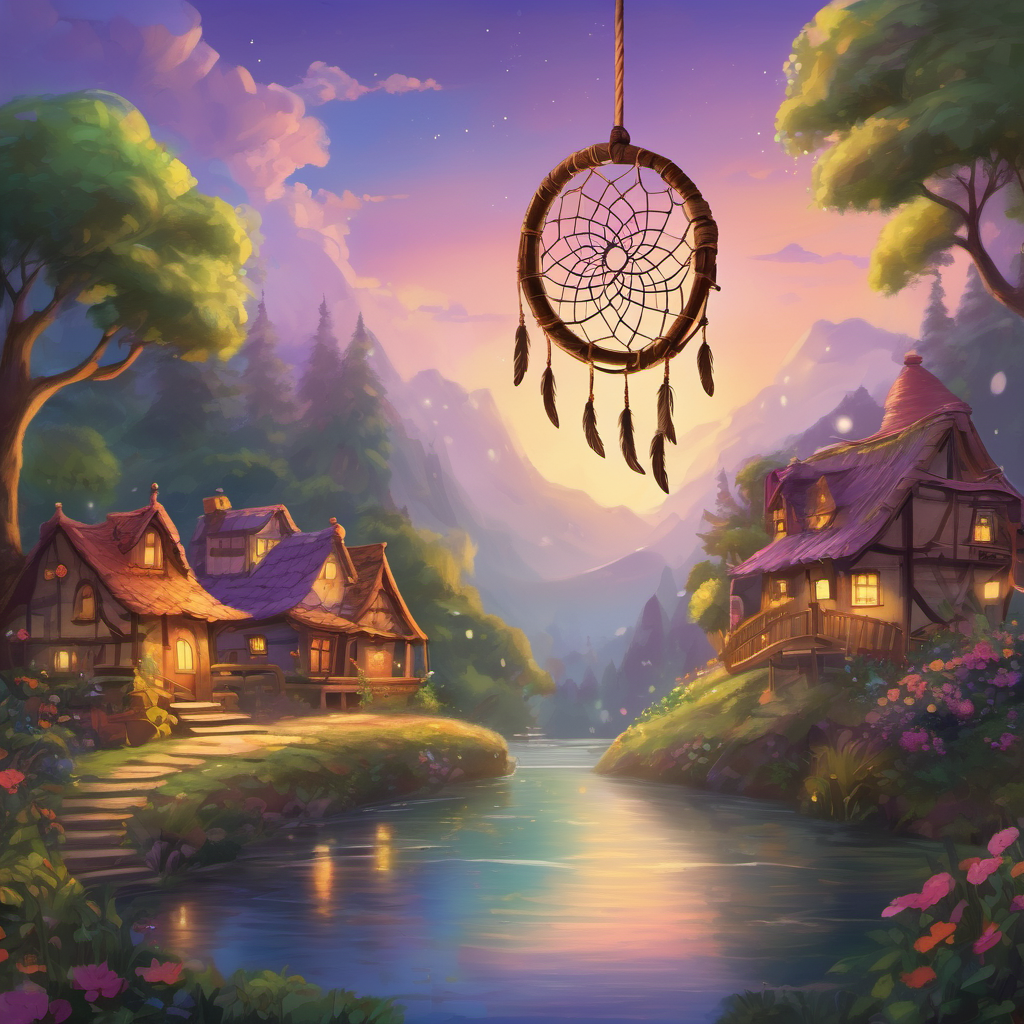 And so, Lila's village transformed into a place filled with joy, kindness, and boundless dreams. From that day forward, people all over the world sought Lila's dreamcatchers, not just to catch dreams but also to release hopes and bring positivity into their lives. Remember, my dear child, just like Lila, you hold the power to shape your world. With a sprinkle of optimism and a dash of hope, you can transform your dreams into reality. Always remember Lila's Dreamcatcher, for it holds the secret to a life filled with happiness and joy.