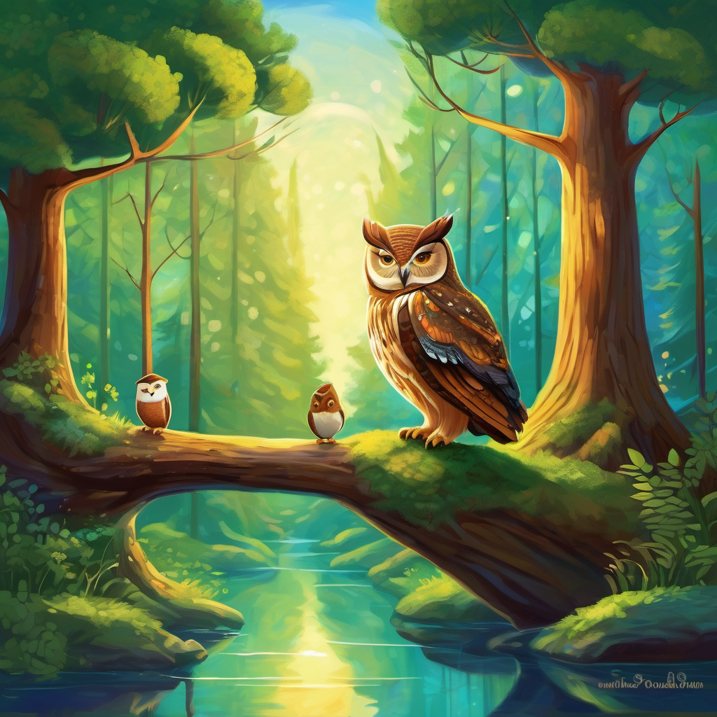 Just before they dispersed, the wise old owl spoke with wisdom, "Remember, my dear dancers, that balance ensures harmony. Like the forest, our lives become better when we appreciate and respect the roles each of us plays." And so, the Biome's Balance Ballet became a bedtime story, shared by the wise old owl, to remind all the children of the world that balance and harmony are essential in our everyday lives. Whether it's respecting nature, our family, or our friends, it is through balance that we find true happiness and harmony.