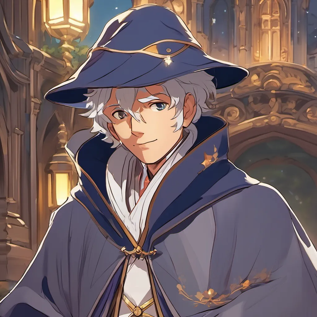 A sprite wearing a midnight blue cloak with twinkling eyes, embodying both somberness and charm feeling conflicted, his eyes growing dim. A compassionate mayor with a warm smile and bright, colorful attire, symbolizing cheerfulness and understanding comforting him and explaining the normalcy of their emotions.