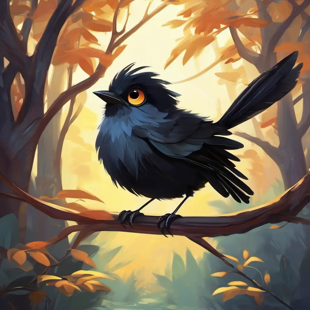 Introducing Small, nimble bird with shiny black feathers and curious eyes's mischievous nature