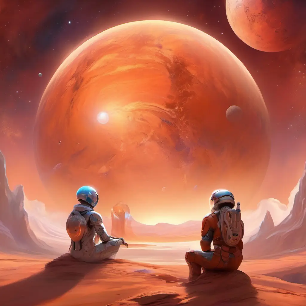 Special bond between Earth and Mars, unique heartwarming friendship.