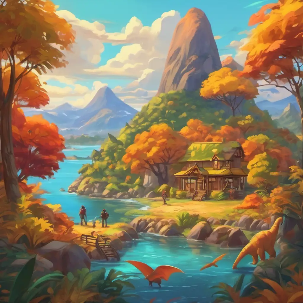 The island becomes a safe haven for the dinosaurs, ending on a positive note.