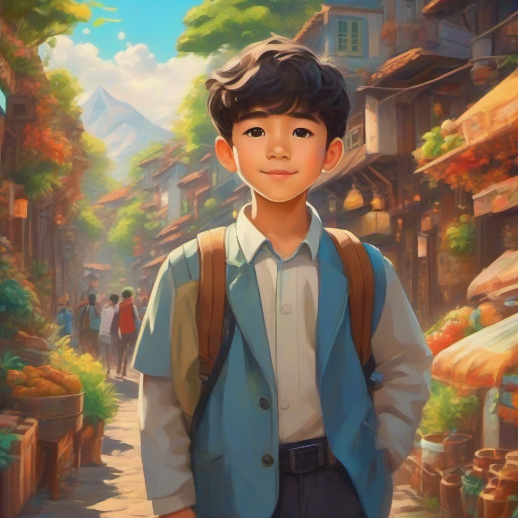 A young boy with dreams of becoming wealthy and traveling the world. starts a business to help others.