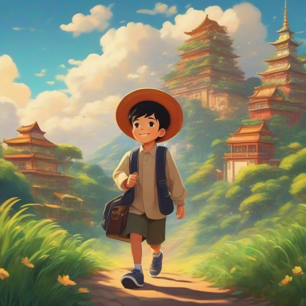 A young boy with dreams of becoming wealthy and traveling the world. becomes successful and makes his father proud.