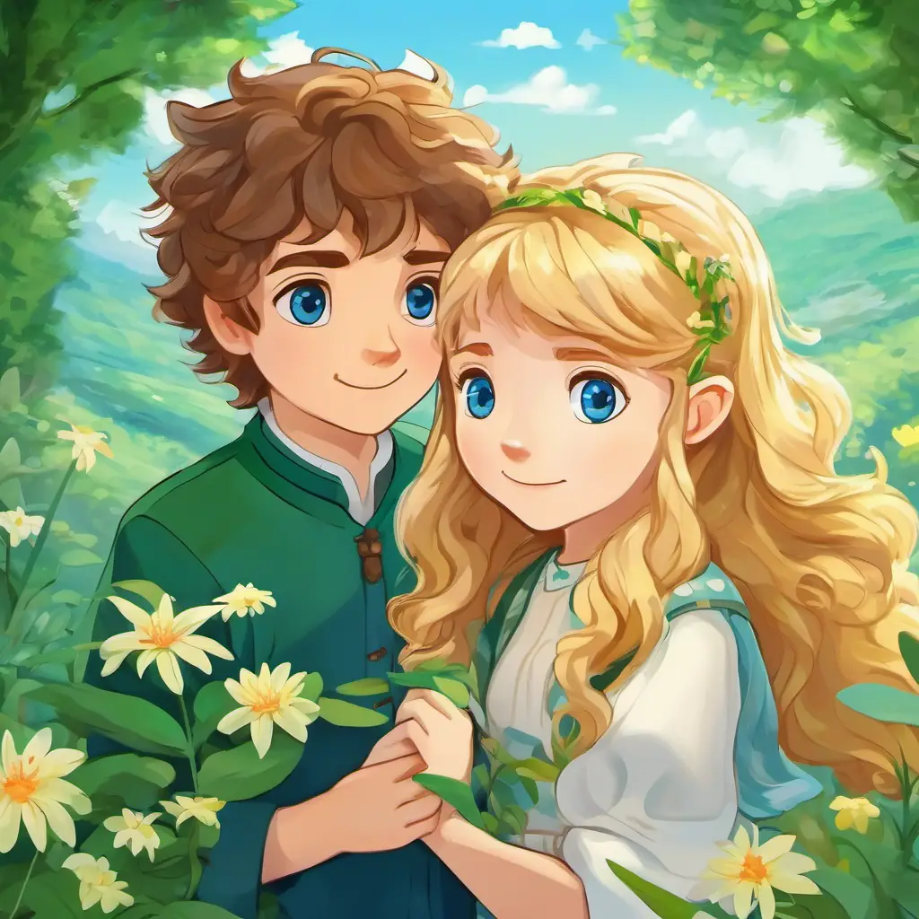 Lily has long, curly brown hair and bright blue eyes and Leo has spiky blond hair and sparkling green eyes discover that their friendship is the most precious magic of all.