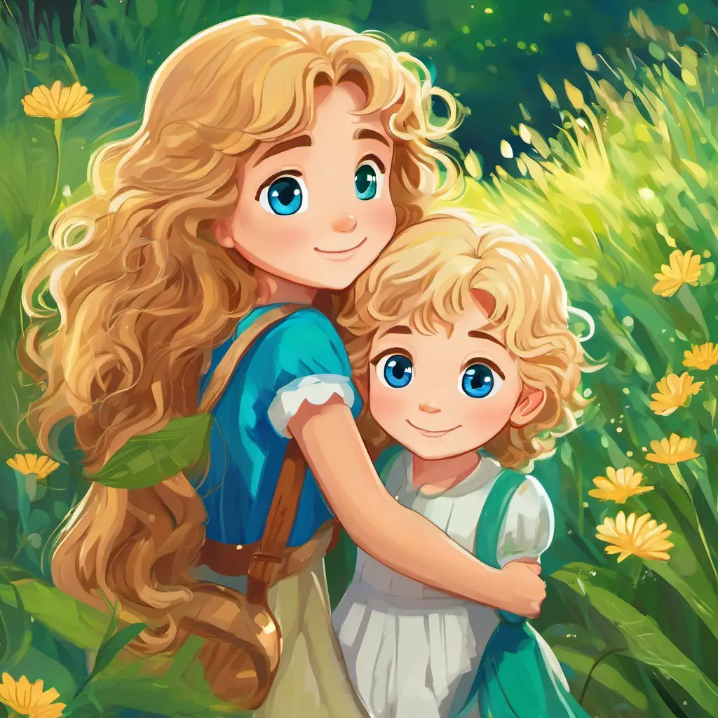 Lily has long, curly brown hair and bright blue eyes and Leo has spiky blond hair and sparkling green eyes return home with joyful hearts, knowing they will always be best friends forever.