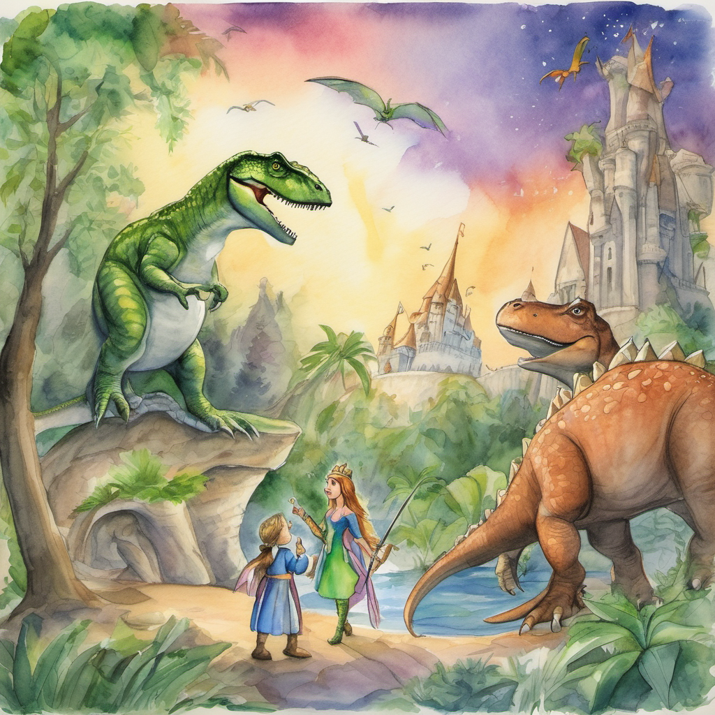 Bedtime Story | Princess and the Dinosaurs