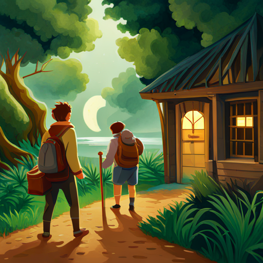 Friends find a hidden map and begin treasure hunt