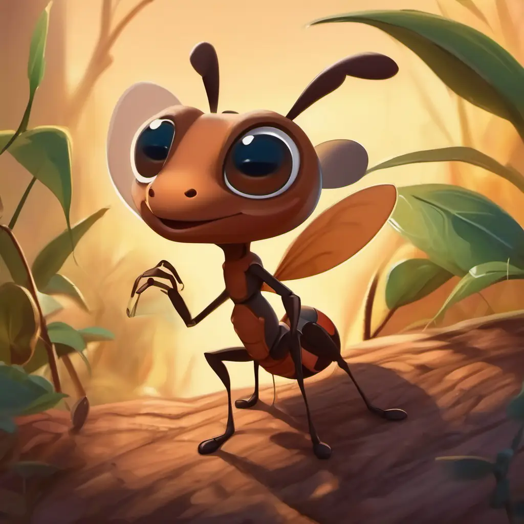 Antville's perception of Small, hardworking ant, brown with big, kind eyes begins to shift.