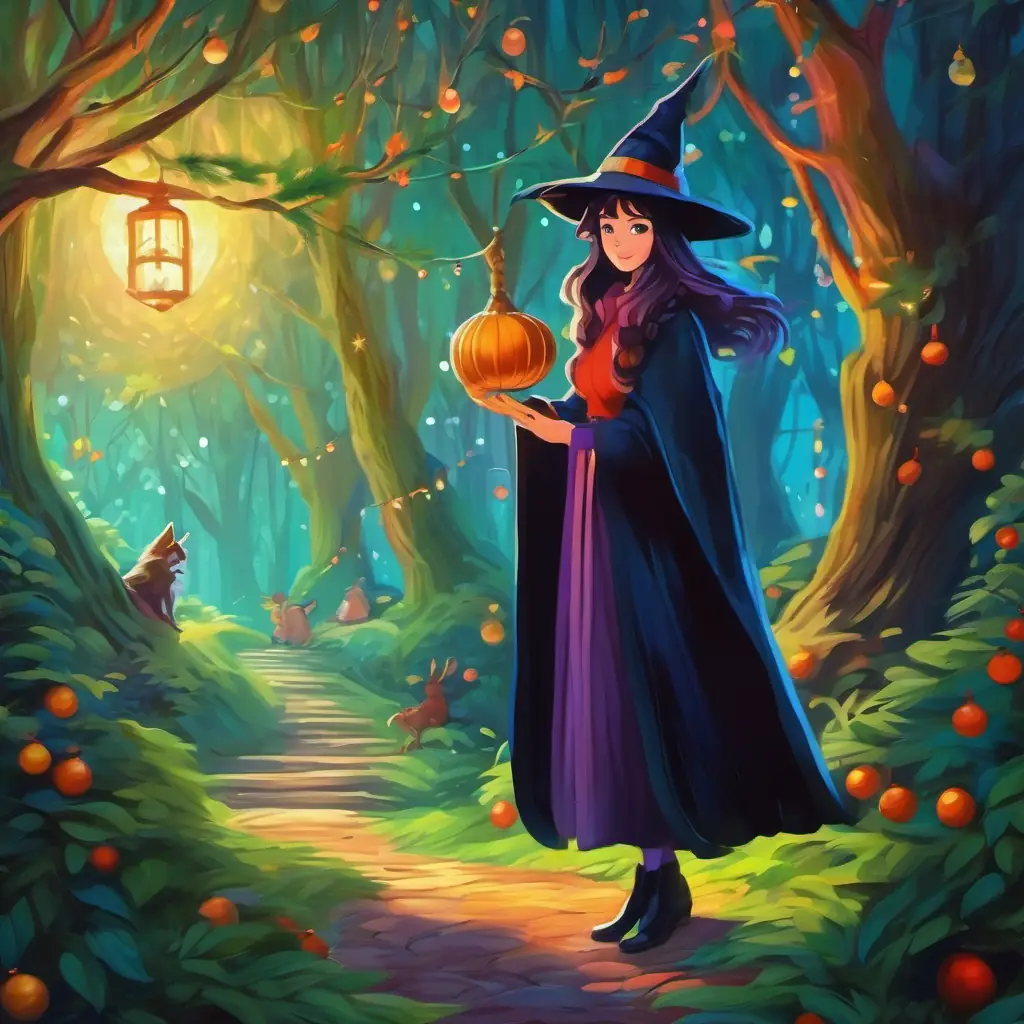 Setting: Enchanted forest, witch as main character.