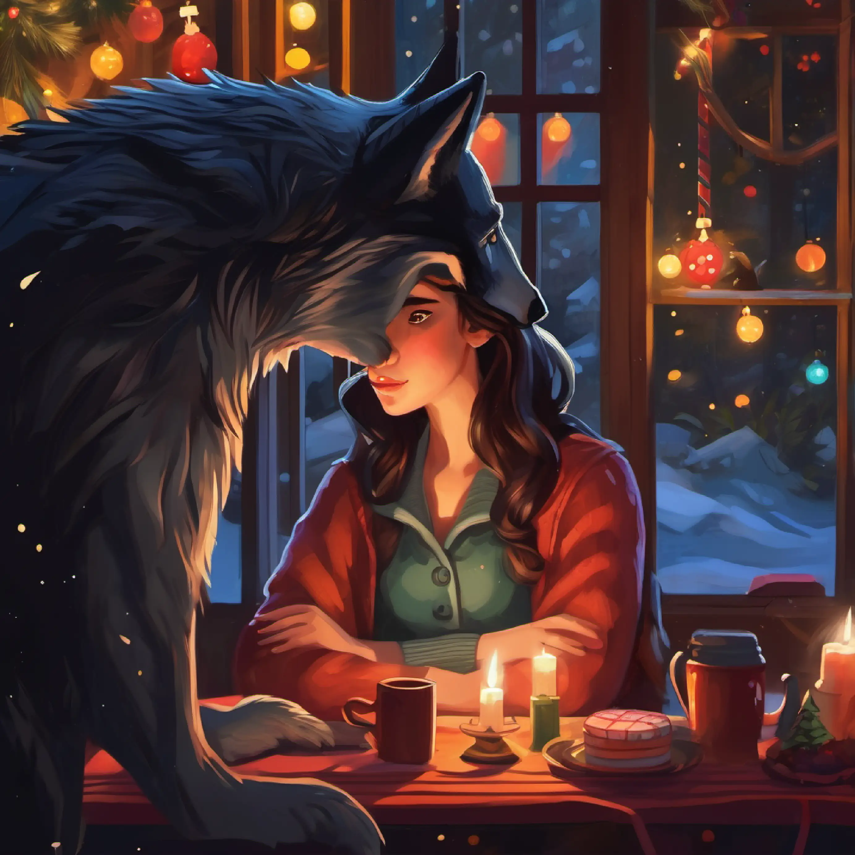 Girl empathizes with werewolf's loneliness