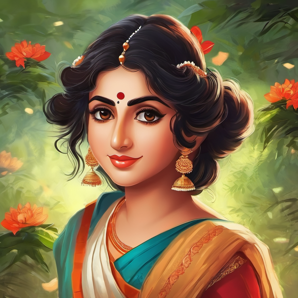 दोस्त की मदद के लिए चिंतित हुई सुनहरे और जादुई बालों वाली लड़की, खूबसूरत और प्रियंकतापूर्ण