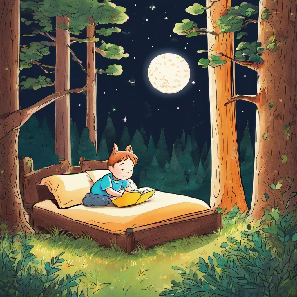 From that night on, Benny fell asleep with a quiet mind and a peaceful heart, surrounded by the comforting sound of his own gentle breaths. And in the mornings, when the sun peeked through the trees, Benny would wake up feeling refreshed and ready to greet another adventurous day in the forest, knowing that he had the power of Benny's Bedtime Breathing to guide him whenever he needed it.
