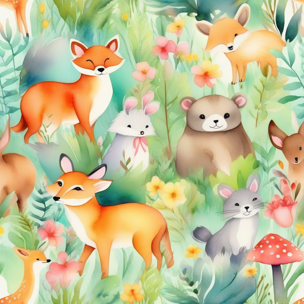 A group of happy animals living in the forest. find the magical flower and save their home.