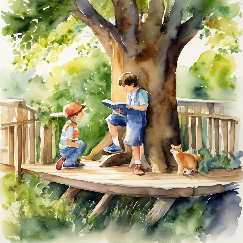 Timmy couldn't contain his excitement and asked, "Why have you been watching over me?" The treehouse smiled warmly and spoke, "You see, Timmy, I am here to teach you an important lesson about good listening. In today's world, we often forget how important it is to truly listen and understand one another."
