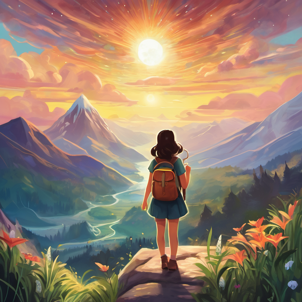 With this newfound knowledge, Lily felt grateful to have the chance to discover Magnetic Mountain and its secret power. She also realized that just like the mountain attracted metallic objects, she could attract wonderful experiences and opportunities by being open-minded, kind, and embracing her own uniqueness. As the sun began to set, Lily bid farewell to Magnar and started her journey back home. Her backpack now filled with metallic treasures, she couldn't wait to share her discoveries with her family and friends. And for years to come, the tale of Lily and Magnetic Mountain's mysteries would bring joy and wonder to children far and wide, reminding them that attractions come in countless forms.