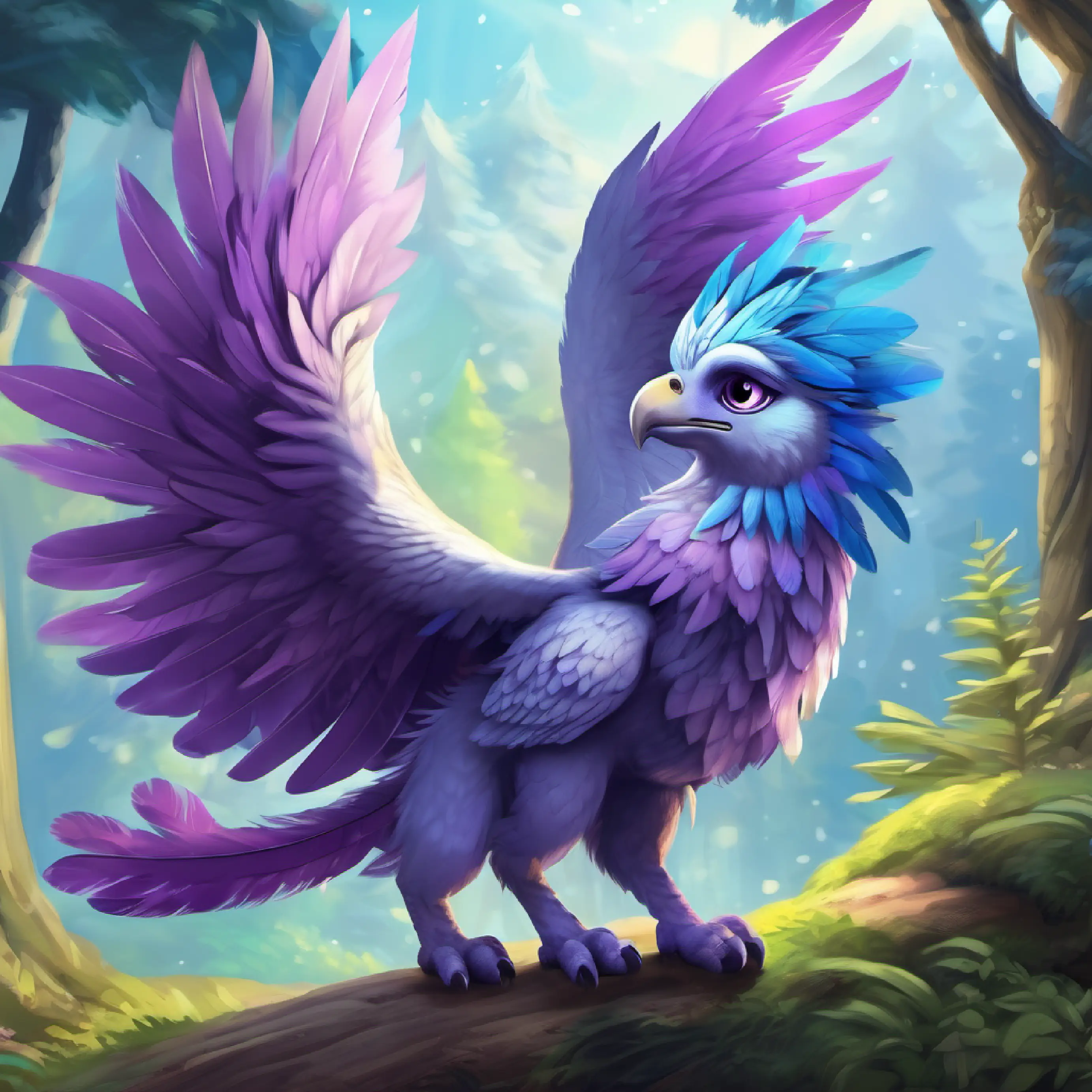 Introduction, Arti flying, Eldoria's skies, forest blight