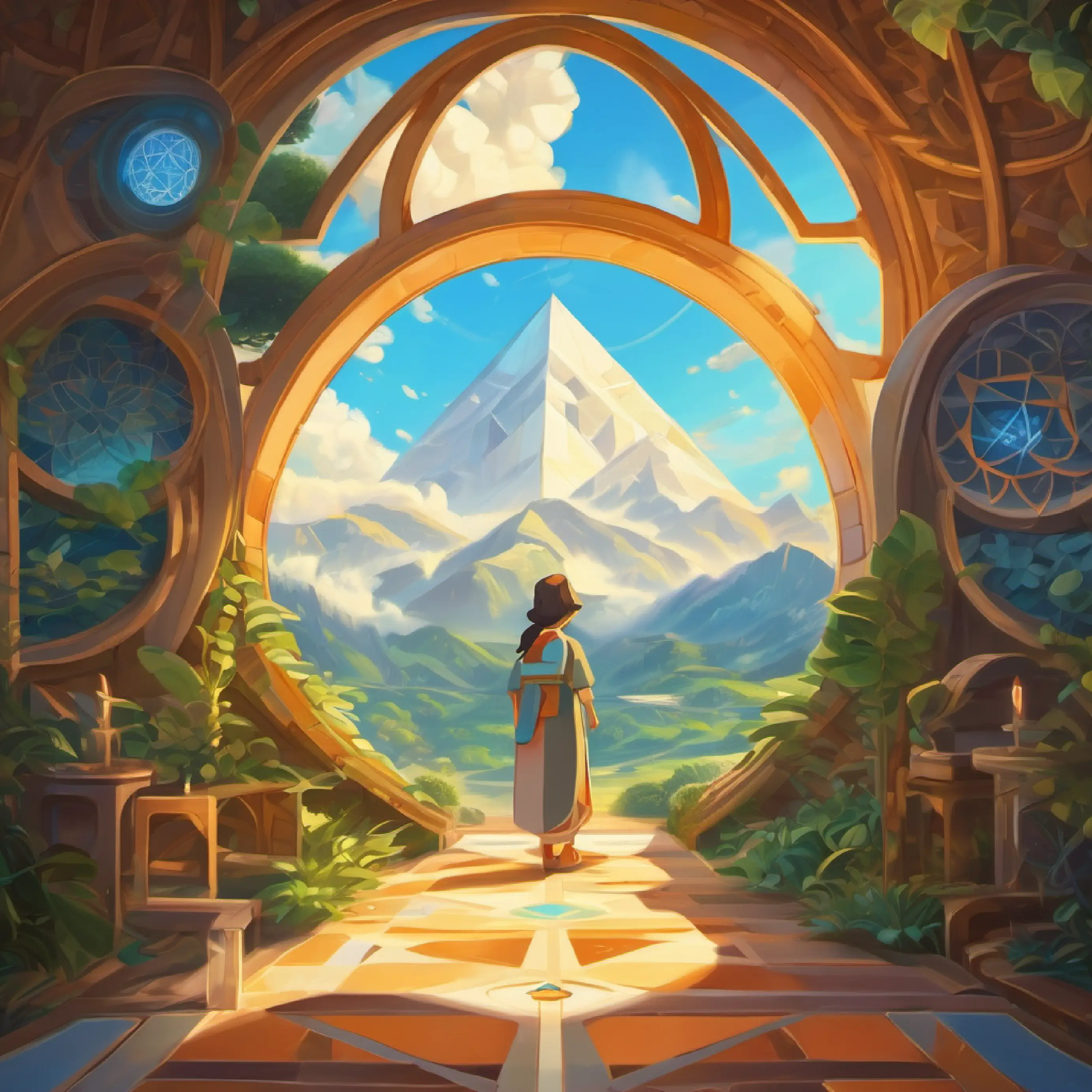 Alani uses sacred geometry to reveal the correct path.