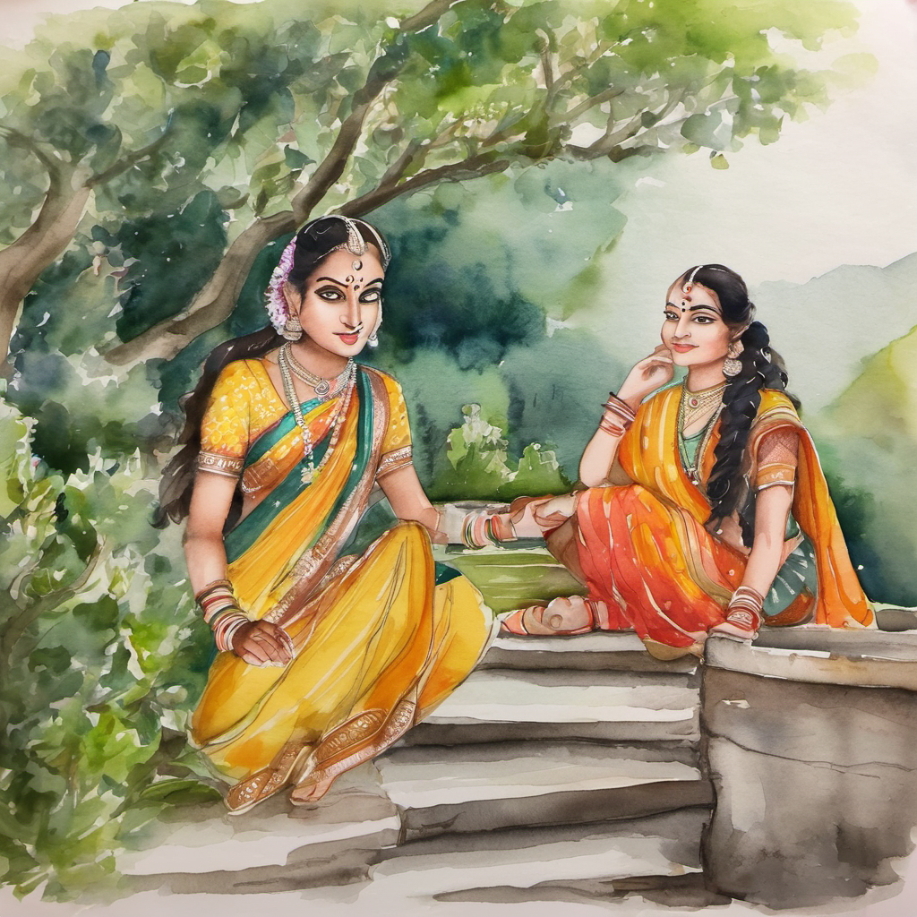 भव्य मेहंदी, भगवा घाघरा उदास हो जाती है।