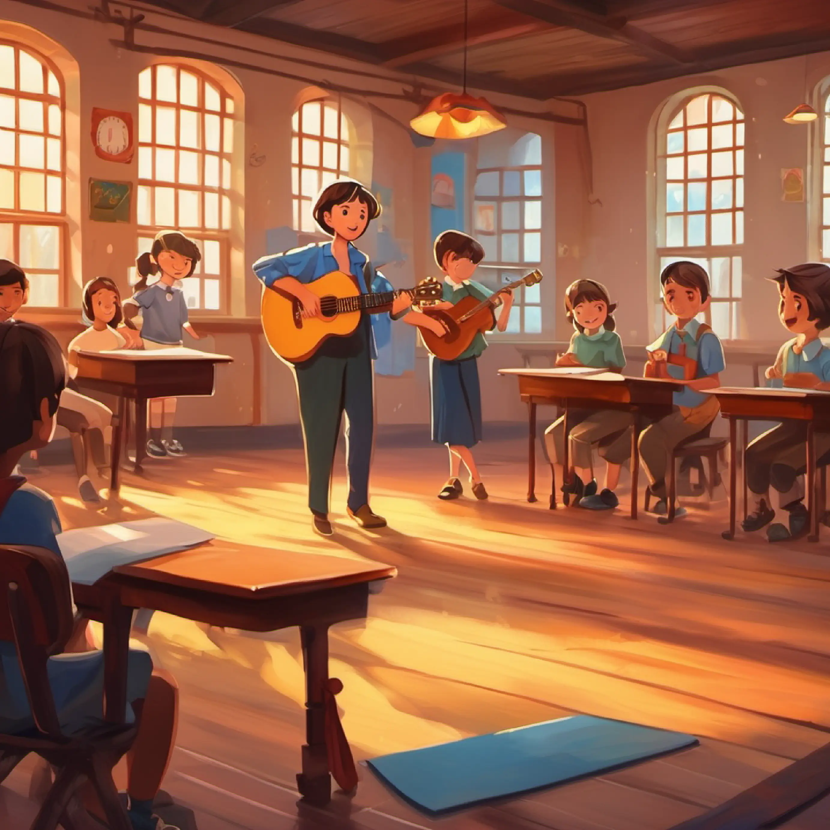 School announces a talent show.