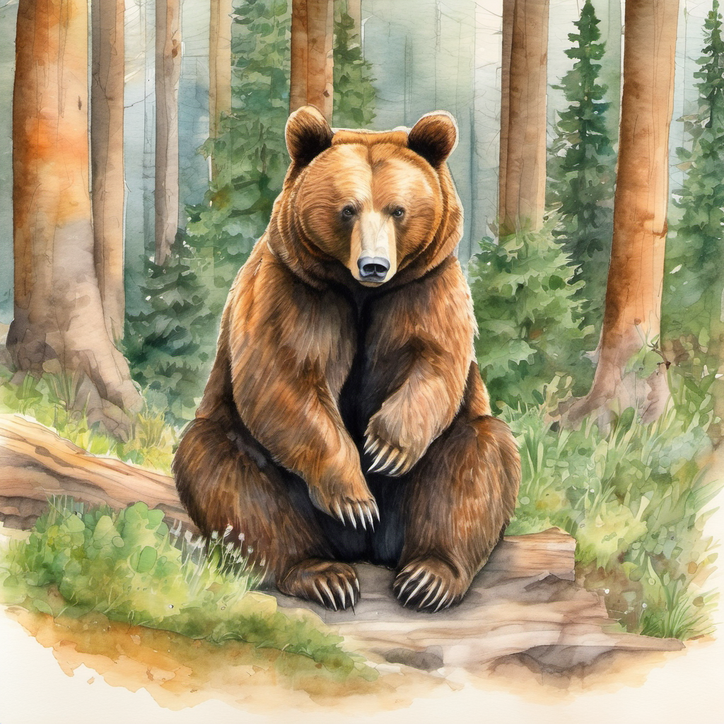 One friend remembering something important about bears